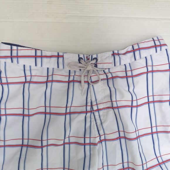 Speedo Team Collection Plaid Swim Trunks-Size X-Large-Mesh Brief-Pockets-UPF - Picture 2 of 10